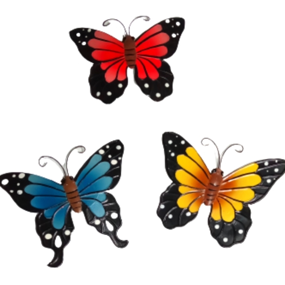 Mayrich Company 3D Butterfly Metal Hanging Wall Art Home Decor